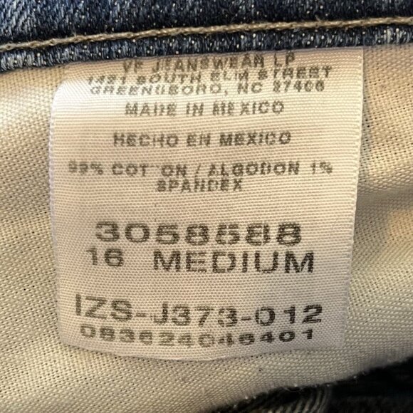 Lee Womens Jeans Relaxed Bootcut At The Waist Medium Wash High Rise Size 16 M - Picture 7 of 8